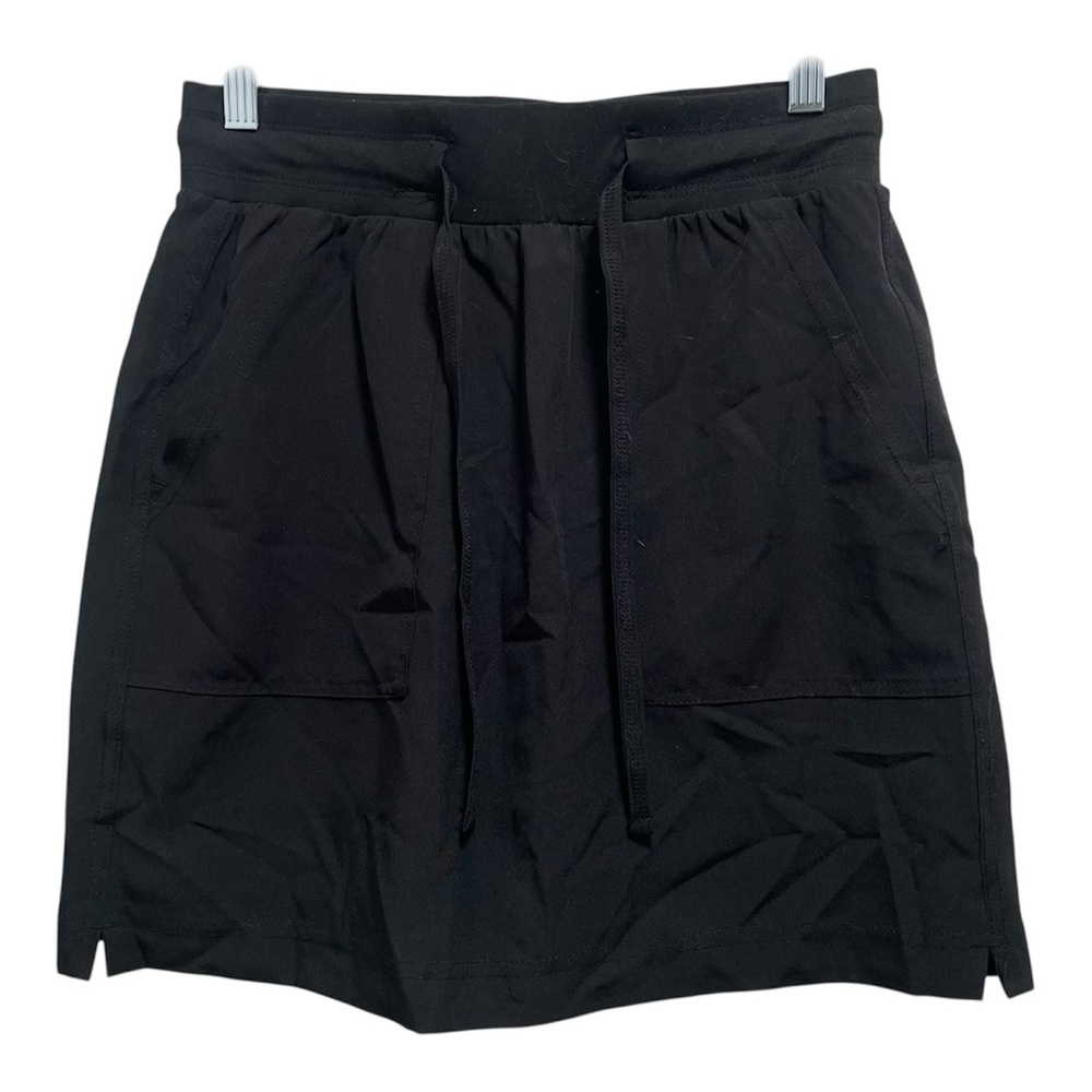 RBX Black Drawstring Waist Skort Size S